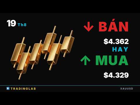 XAUUSD 19/8: Vàng giữ 4.329 hay phá về 4.324? Kịch bản tiếp theo
